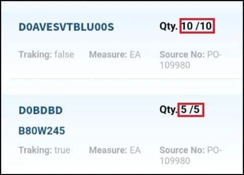 Confirmation that serial numbers were sent to Business Central