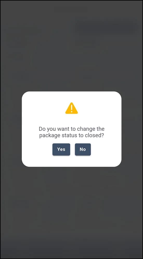 Saved package summary