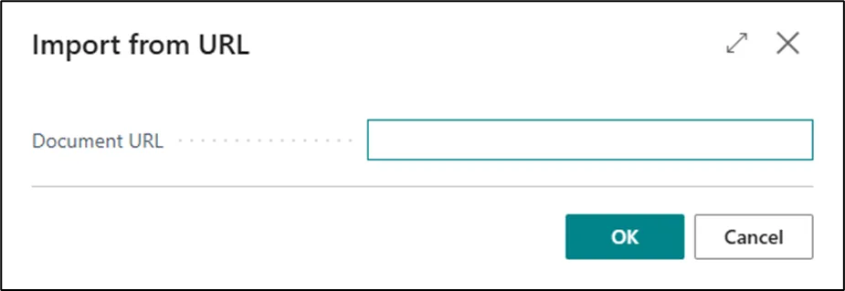 Source URL entry for the imported document
