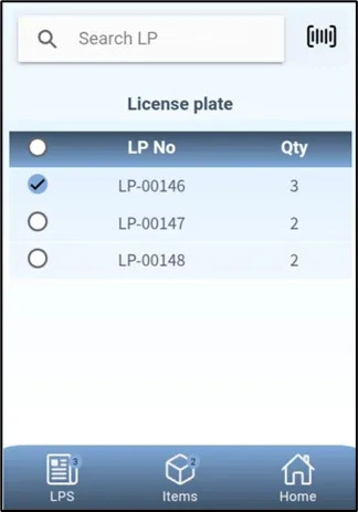 Empty license plate record